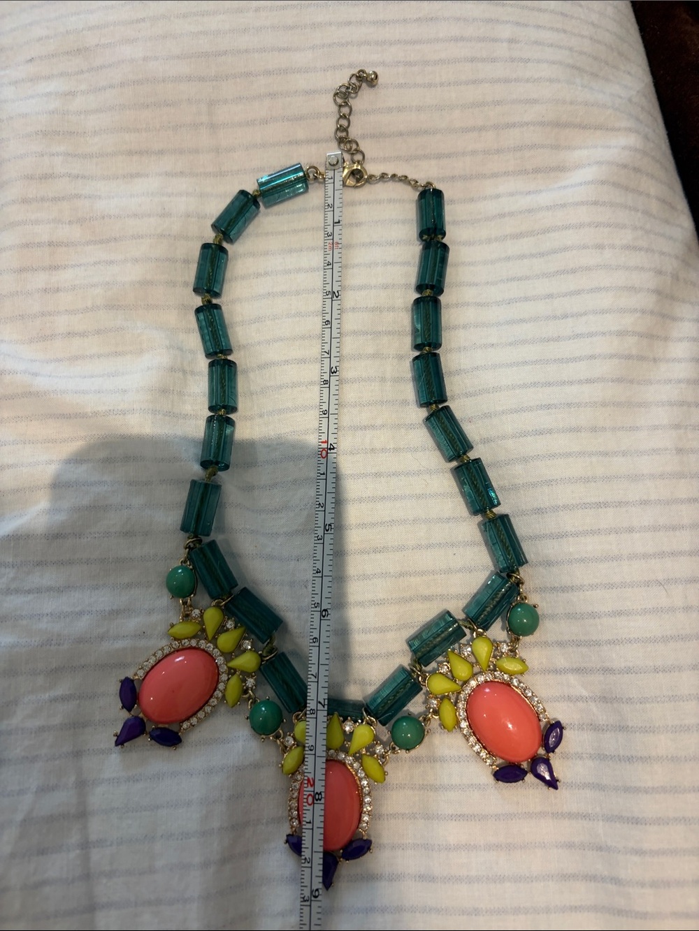 Colorful Statement Necklace - Picture 3 of 3